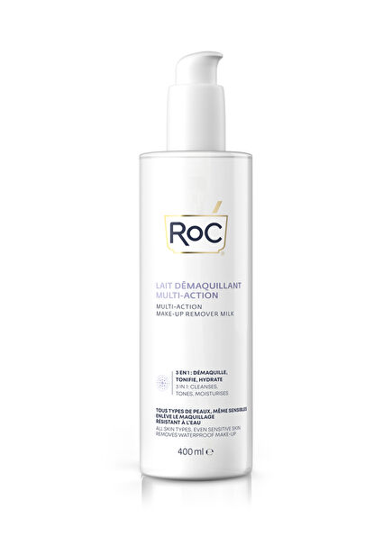 Multi-Action Make-Up Remover Milk Nemlendirici 3'ü 1 Arada Makyaj Çıkarma Sütü 400 ml