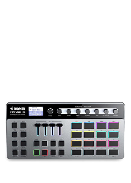 Essential D1 Performance Beat Machine Step Sequencer & Finger Drum Machine