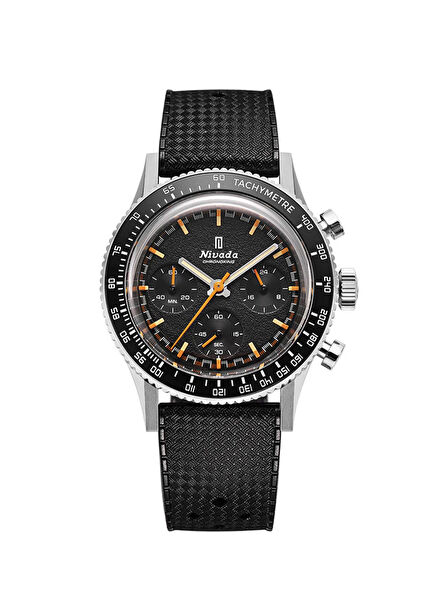 87040Q01 Chronoking Meca-Quartz Inter Bezel Tachymeter Black Men's Wristwatch