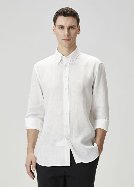 White Linen Shirt