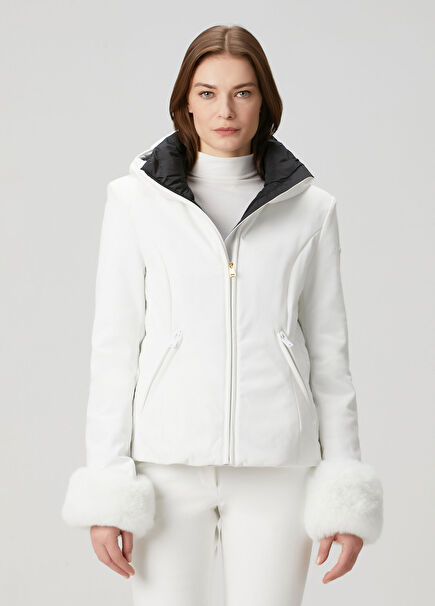 Eleganza white ski jacket