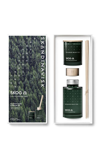 Skog Kokulu Mum ve Difüzör Seti