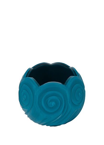 Turqora Talai Turquoise Glass Vase