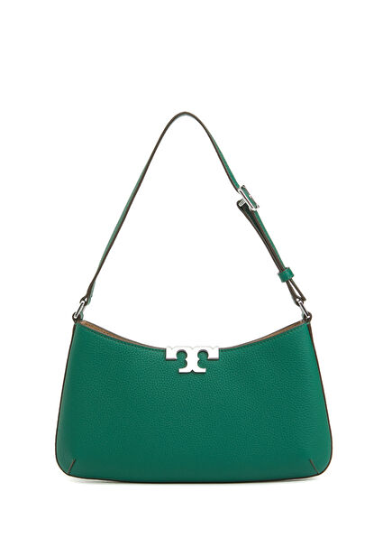 Eleanor Slim Dark Green Women's Leather Handbag