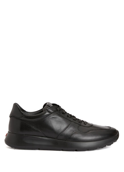 Siyah Erkek Deri Sneaker