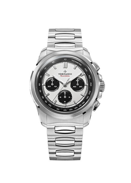 8221510C-Bucintoro Kurmalı Otomatik Beyaz Çelik Erkek Kol Saati