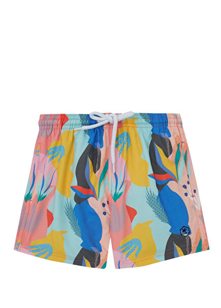 Vince Kids Colorful Patterned Swim Shorts