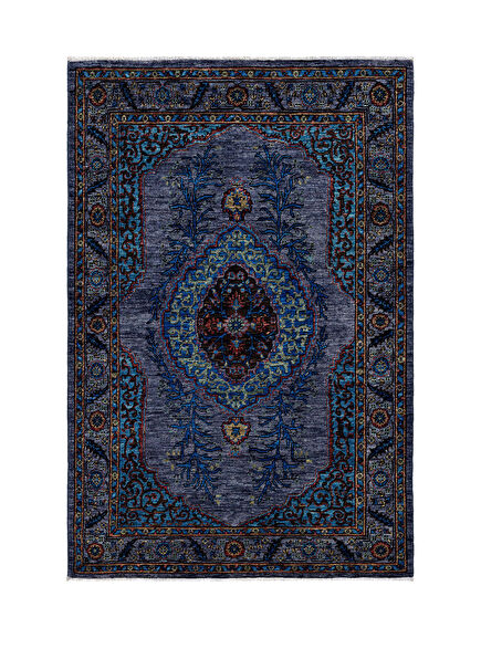 Sapphire Elegance El Dokuma Yün Halı 181 x 120 cm