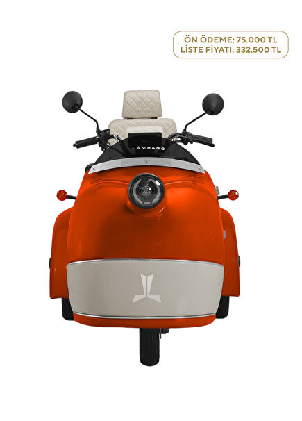 Electric Coral Moped Motorcycle