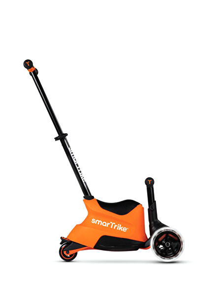Xtend Orange Kids Scooter with Grow Up and Seat Ride On Led Light