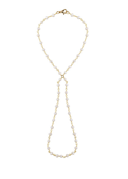 Lalita Pearl Studded 925 Sterling Gold Women's Sahmeran
