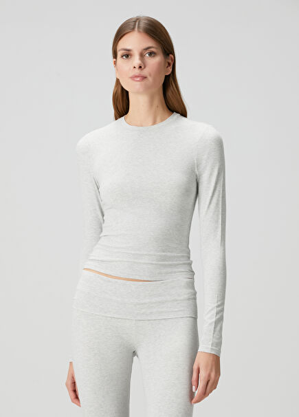 Grey Long T-Shirt