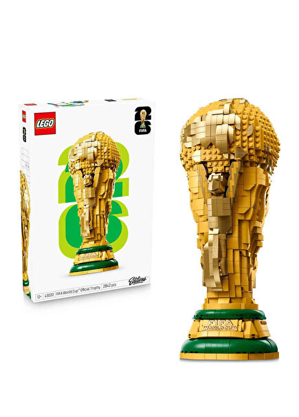 Editions FIFA World Cup Official Trophy 2842 Pieces Ages 12+ Decorative Building Toy 43020