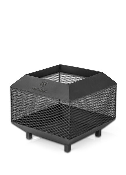 Steel Square Garden Fireplace