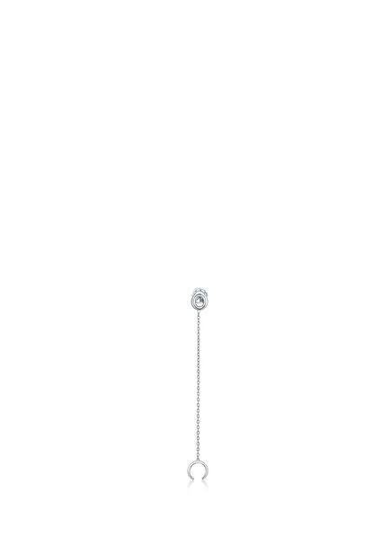 Pebble Chain Women's Gold Earcuff