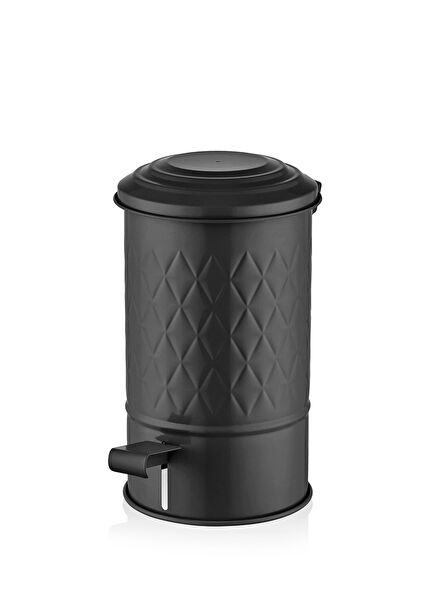 Prisma Black Kitchen Trash Bin 24 Lt