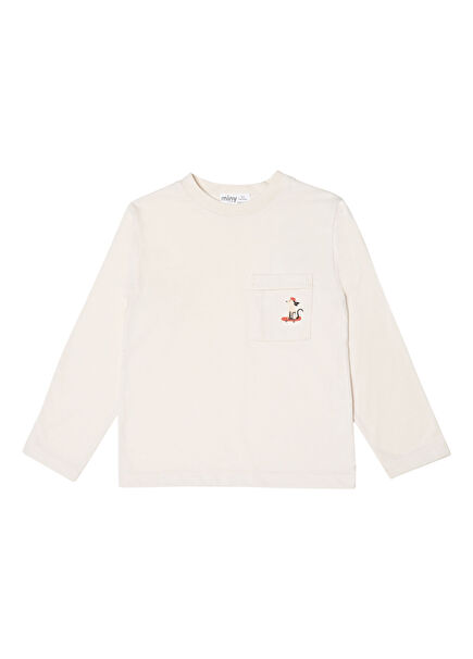 Pocket Detailed Boys' T-shirt