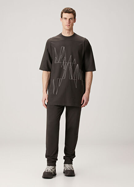 Kahverengi Beli Kordonlu Eşofman Altı