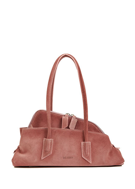 La Passeggiata Small Pembe Kadın Süet Çanta