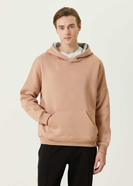 MB Scott Oversize Beige Men's Hoodie