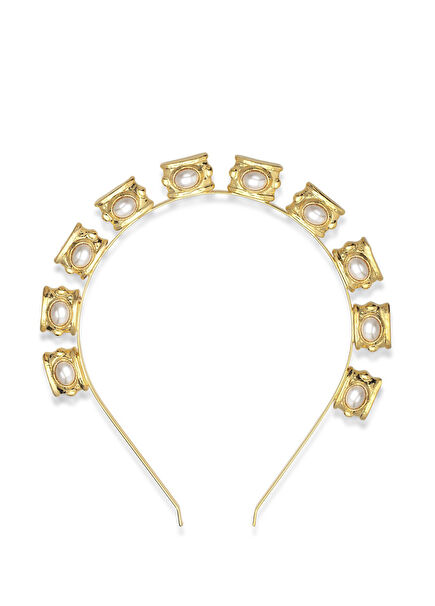 Helen Pearl 24 Carat Women's Gold Crown