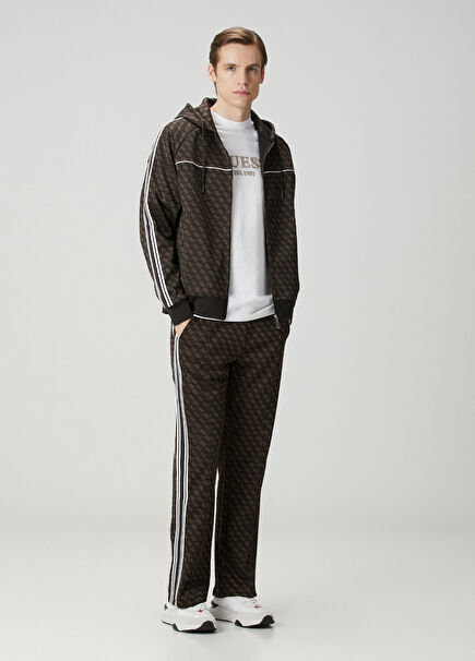 Parimo Kahverengi Beli Kordonlu Eşofman Altı