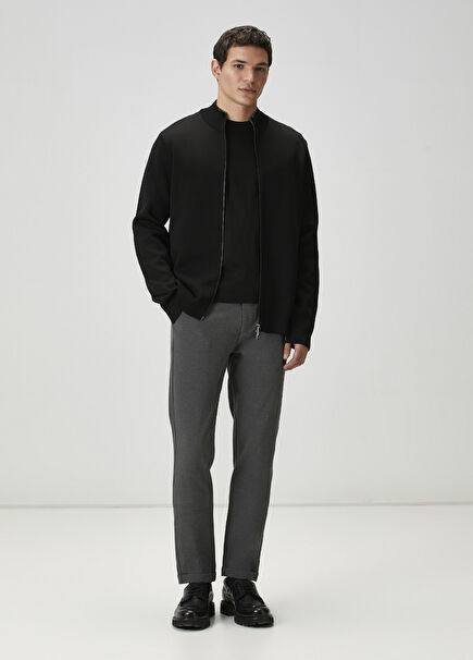 Gri Beli Kordonlu Spor Pantolon Gri Beli Kordonlu Spor Pantolon