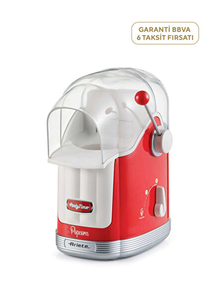 Party Time Kırmızı Popcorn Makinesi