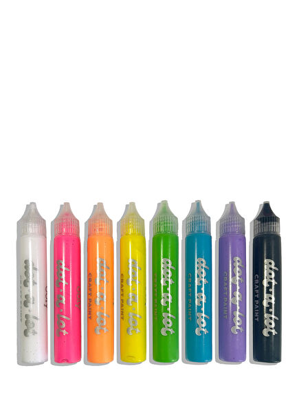 Dot-A-Lot Classic Colors 8-Pack Paint Tubes