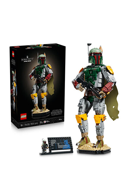 Star Wars Boba Fett 1544 Pieces Ages 18+ Collectible Decorative Model Building Toy 75455
