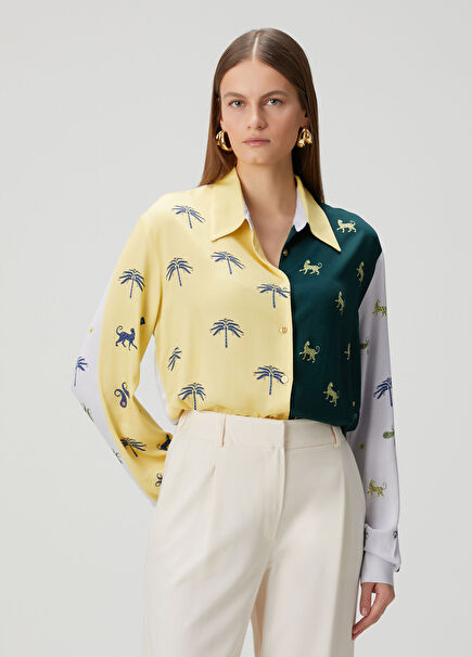 Robbie Sarı Yeşil Gömlek