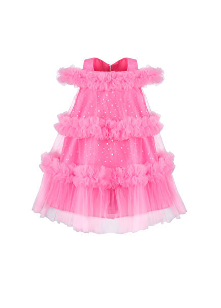 Barbie Concept 7 Pink Tulle Sleeveless Girls' Dress