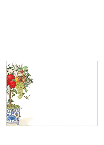 Fruit Topiary 12-Piece Note Card Set