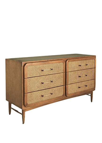 Rosaline Brown Wooden Dresser