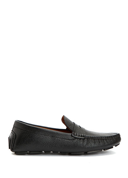 Siyah Erkek Süet Loafer
