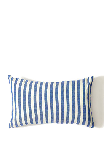 Night Mavi Bej 30x50 cm Dekoratif Yastık Kılıfı