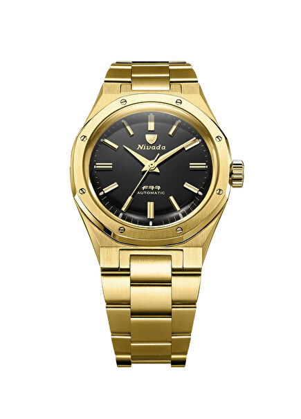 F77 Gold Mark 2 68028A77 Altın Rengi Çelik Erkek Kol Saati