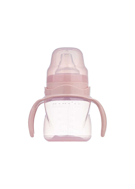 Kulplu Akıtmaz Powder Pink 6 Ay+ Antikolik Alıştırma Bardağı 160 ml