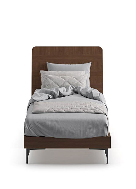 Julıet 90 Smoked Meşe Kahverengi Tek Kişilik Yatak