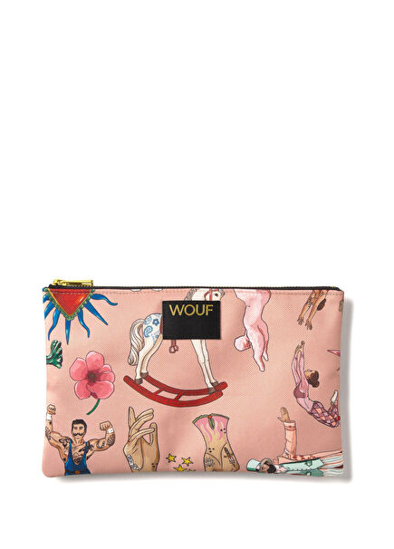 Circus Renkli Büyük Boy Kadın El Portföyü