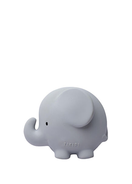 Elephant Gri Kauçuk Diş Kaşıyıcı ve Banyo Oyuncağı 