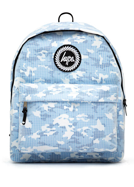 Unisex Kids Backpack With Grey Patterned Logo