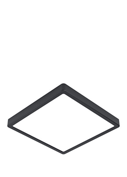 Argolıs 2 Siyah Galvanizli Çelik Tavan Armatür Aydınlatması 21 cm