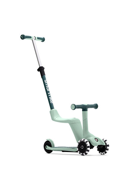 Xtend Mini-Ride 1-9 Yaş 4 Aşamalı Büyüyen Oturaklı Katlanabilir LED Tekerlekli Scooter