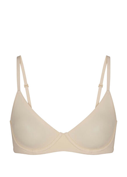 Unlined Demi Bej Sütyen