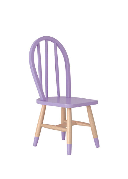 Lilac Wooden Children's Chair