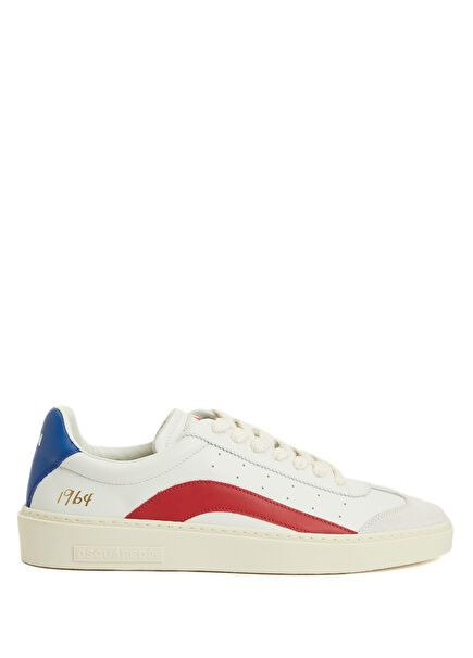 Beyaz Erkek Deri Sneaker