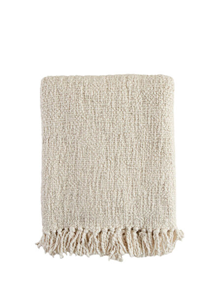Erica Ecru Sofa Shawl 130 x 170 cm