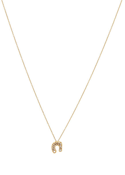 Diamond Detailed Women's Gold Necklace