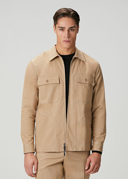 Beige Jacket